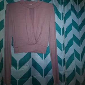 Junior long sleeve crop top!